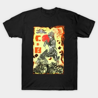 CURVES AND BULLETS  - hell riders T-Shirt